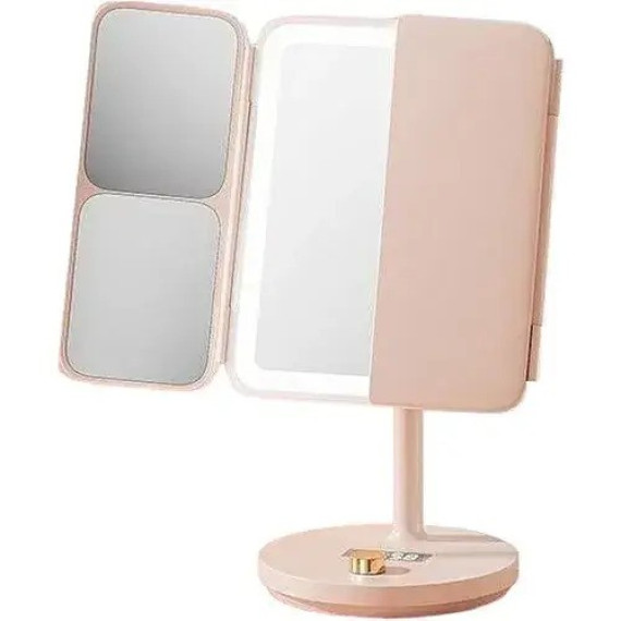 Дзеркало трельяж Xiaomi Jordan Judy Three Sided Makeup Mirror Pink (6941214126022)