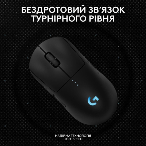 Мышь Logitech PRO 2 Lightspeed Black (910-007295)