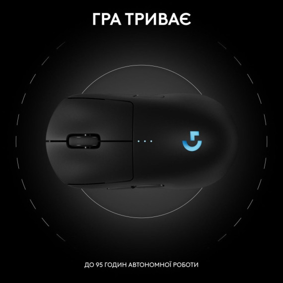 Мышь Logitech PRO 2 Lightspeed Black (910-007295)