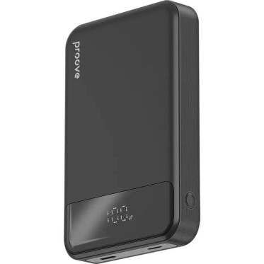 Зовнішній акумулятор (павербанк) Proove 10000mAh Hoodman Magnetic 20W Black (PBH120010001)