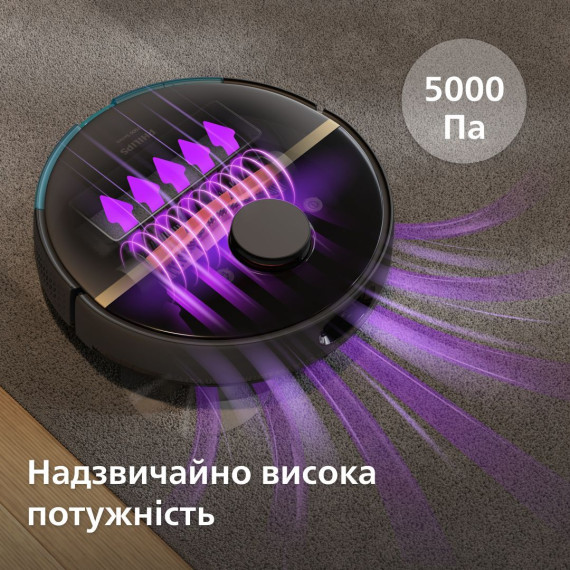 Робот-пылесос с влажной уборкой Philips HomeRun 7000 Series Aqua XU7100/01