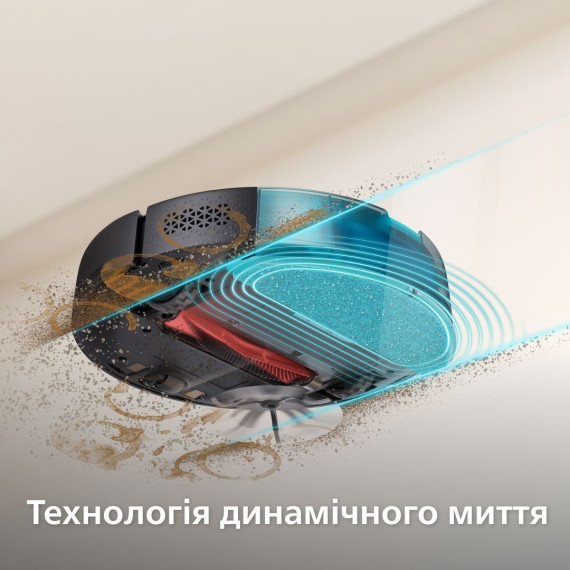 Робот-пылесос с влажной уборкой Philips HomeRun 7000 Series Aqua XU7100/01
