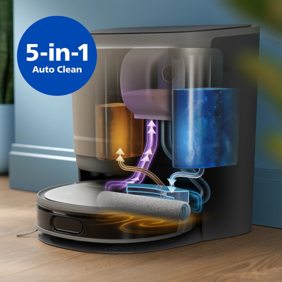 Робот-пылесос с влажной уборкой Philips HomeRun Series 9000 XU9100/10