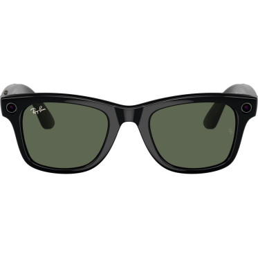 Ray-Ban Meta Wayfarer Gen 2 Standard Shiny Black Frame / G-15 Green Lenses (RW4012 601/71 50-22)