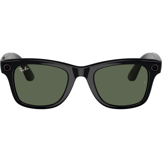Ray-Ban Meta Wayfarer Gen 2 Standard Shiny Black Frame / G-15 Green Lenses (RW4012 601/71 50-22)