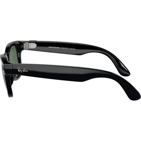 Ray-Ban Meta Wayfarer Gen 2 Standard Shiny Black Frame / G-15 Green Lenses (RW4012 601/71 50-22)