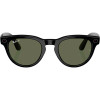 Ray-Ban Meta Headliner Gen 2 Low Bridge Fit Standard Shiny Black Frame/G-15 GreenLenses RW4013F 601/71 51-23