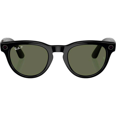 Ray-Ban Meta Headliner Gen 2 Low Bridge Fit Standard Shiny Black Frame/G-15 GreenLenses RW4013F 601/71 51-23