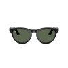 Ray-Ban Meta Headliner Gen2 HighBridge Fit Shiny Black/Clear-Graphite Green Transitions RW4013 601/1M 50-23