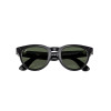 Ray-Ban Meta Headliner Gen2 HighBridge Fit Shiny Black/Clear-Graphite Green Transitions RW4013 601/1M 50-23