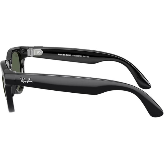 Ray-Ban Meta Headliner Gen 2 Standard Shiny Black Frame / G-15 Green Lenses (RW4013 601/71 50-23)