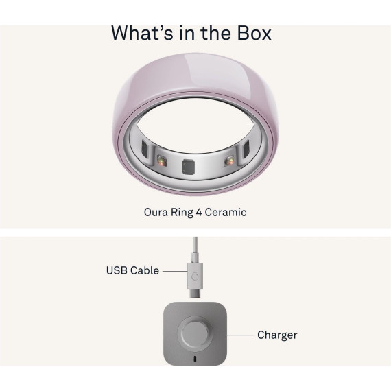 Oura Ring 4 Ceramic Petal Size 12 (JZ90-57459-12)