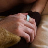 Oura Ring 4 Ceramic Tide Size 7 (JZ90-57461-07)
