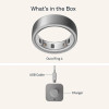 Oura Ring 4 Brushed Silver Size 11 (JZ90-54220-11)
