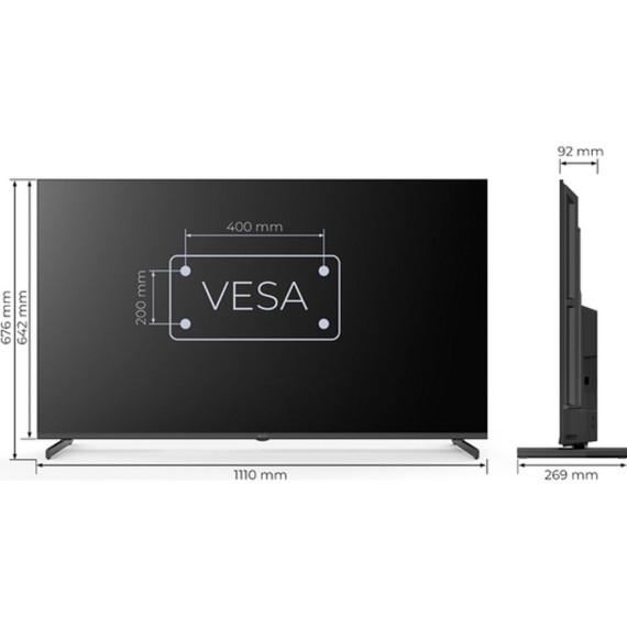 Телевизор KIVI 50'' UHD Optima L5 HDR (50U710QB)
