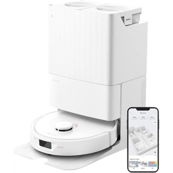 Робот-пилосос з вологим прибиранням RoboRock Q Revo Plus White