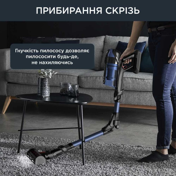 Вертикальний+ручний пилосос (2в1) Rowenta X-Force Flex 12.60 Auto Aqua RH98C0WO