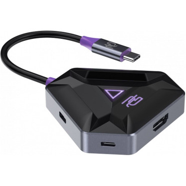 Type-C-Хаб Proove Gaming Spectre (2*USB3.0 + Type-C + PD100W + HDMI) (dark gray) (HBPG10221205)
