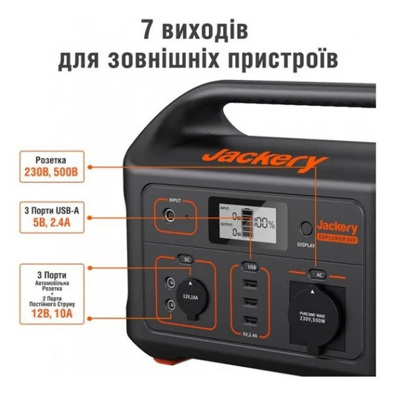 Jackery Explorer 500EU (PB930975) (Витрина)