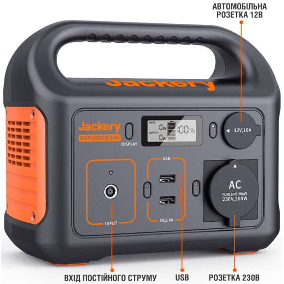 Jackery Explorer 240EU (Вітрина)