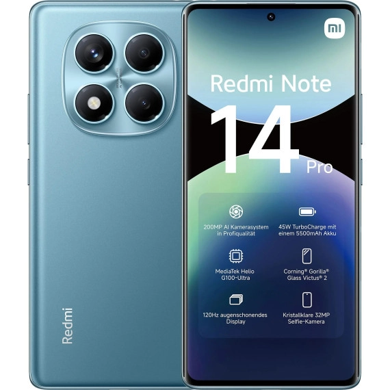 Купить Xiaomi Redmi Note 14 Pro 6/128GB Ocean Blue EU в