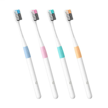 Набір зубних щіток DR.BEI BASS Toothbrush 4pcs