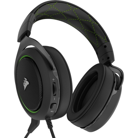 Компьютерная гарнитура Corsair Gaming HS50 Stereo Green (CA-9011171-EU)