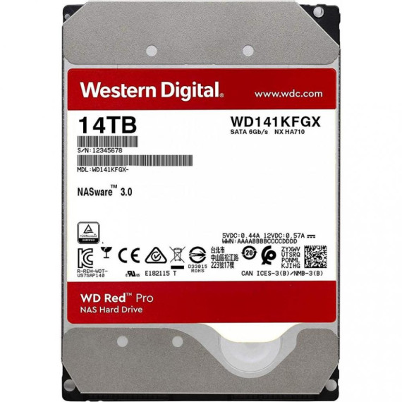 WD Red Pro 14 TB (WD141KFGX)