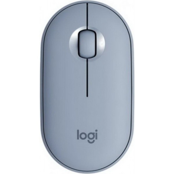 Logitech Pebble M350 Wireless Mouse Blue Grey (910-005719)