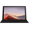 Microsoft Surface Pro 7 Matte Black Bundle with Black Surface Pro Type Cover (QWV-00007)