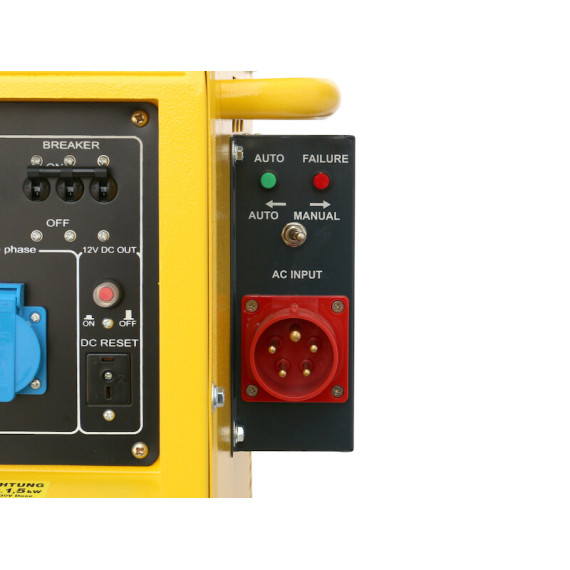 Дизельный генератор ROTEK GD4SS-3-6000-5EBZ-ATS 380V 50Hz (3 фазы) 5,5 kW с автозапуском (GEN241)