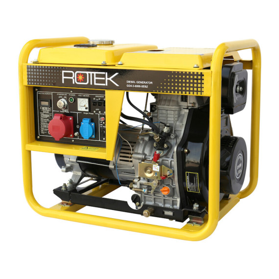 Дизельний генератор ROTEK GD4-3-6000-5EBZ 380V 50Hz (3 фази) 5,5 kW (GEN237)
