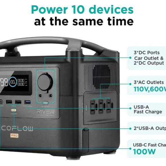 EcoFlow RIVER Pro (EFRIVER600PRO-EU)