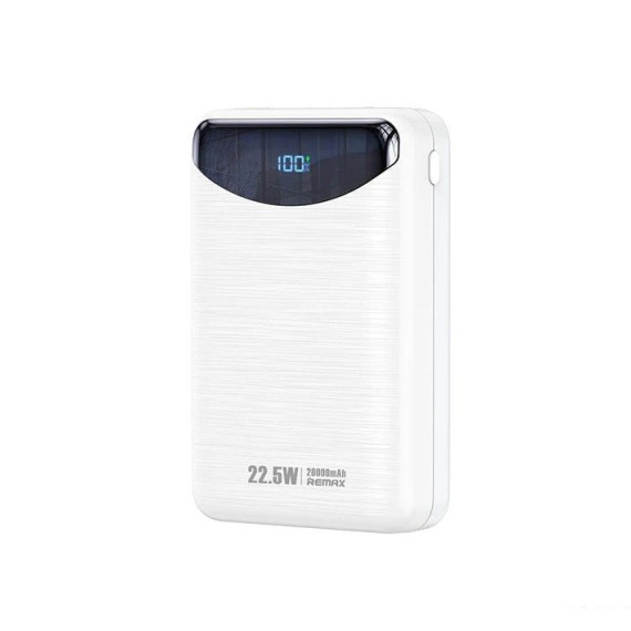 REMAX Ritry II Series 22.5W PD+QC Charging Power Bank 20000mAh RPP-68 White