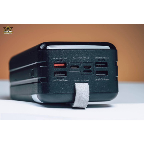 REMAX Hunergy 60000mAh QC 22.5W LED Black (RPP-173)
