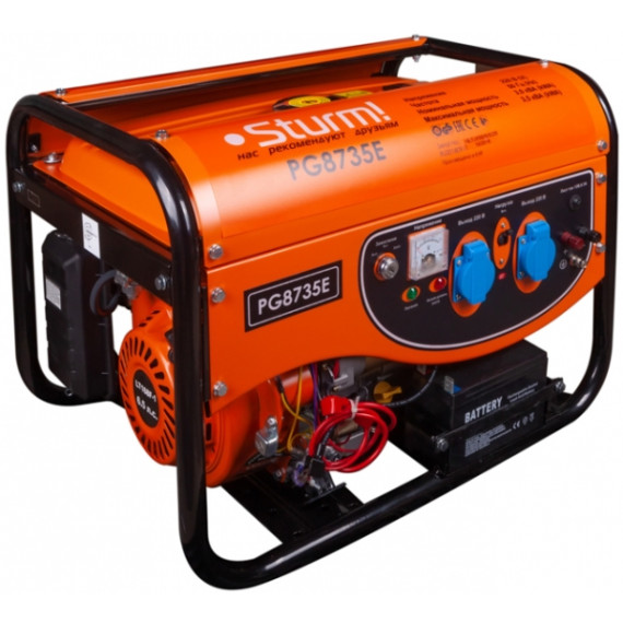 Бензиновый генератор Sturm PG8735E