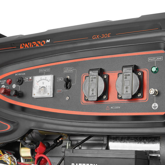 Бензиновый генератор Dnipro-M GX-30E (49314000)