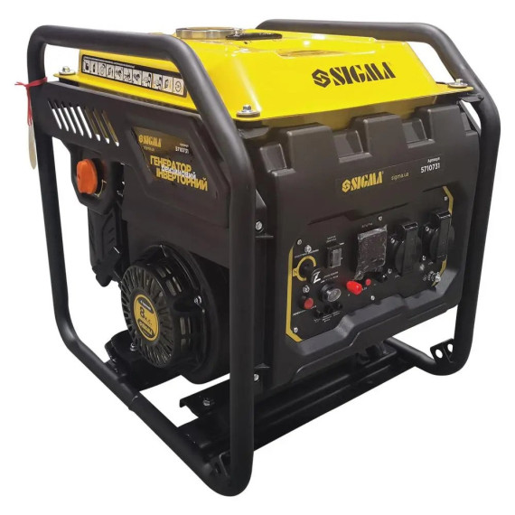 Инверторный бензиновый генератор SIGMA 3.0/3.5 кВт ручний запуск (5710731)