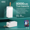 REMAX Hunergy 80000mAh QC 22.5W LED White (RPP-266)