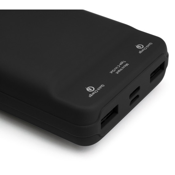 Внешний аккумулятор (Power Bank) Vinga 20000 mAh Black (VPB2QLSBK)