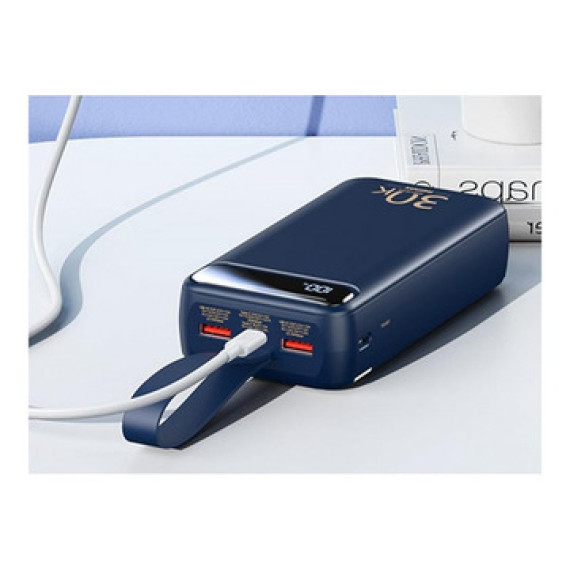 REMAX Bole Series 20W+22.5W PD+QC Fast Charging Power Bank 30000mAh Blue (RPP-522)