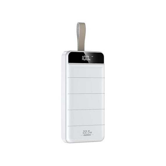 REMAX Leader Series 22.5W Multi-compatible Fast Charging Power Bank 30000mah RPP-183 White