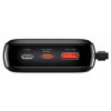 Внешний аккумулятор (павербанк) Baseus Qpow Digital Display Quick Charging Power Bank 20W 20000mAh Black (PPQD-H01)