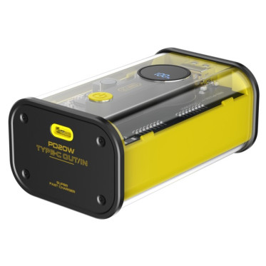 Внешний аккумулятор (Power Bank) BYZ W90 20000mAh Type C PD Yellow (BYZ-W90-Y)
