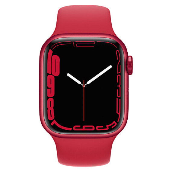 Apple Watch Series 7 GPS 41mm PRODUCT RED Aluminum Case With PRODUCT RED Sport Band (MKN23)