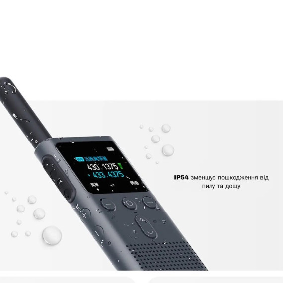 рация Xiaomi Mi Walkie Talkie 2S Space Gray (BHR6303CN)
