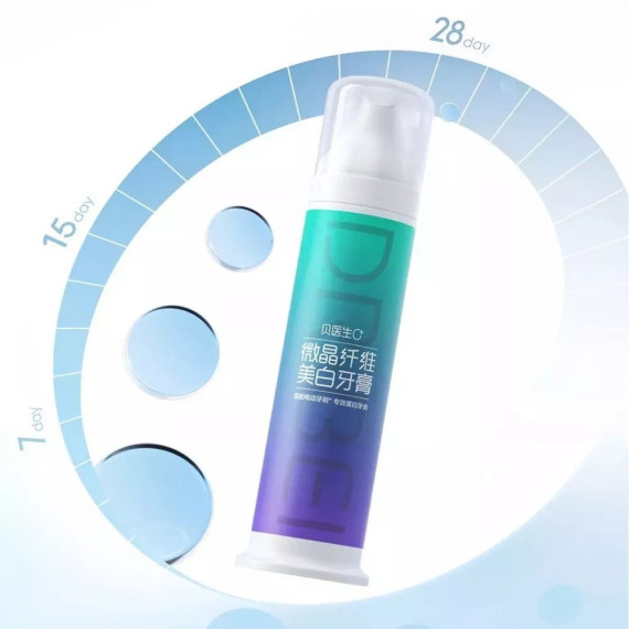 Зубная Паста Dr. Bei 0+ Microcrystalline Fiber Whitening Toothpaste