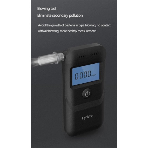 Электронный алкотестер Xiaomi Hydsto T1 Alcohol Tester HD-JJCSY02