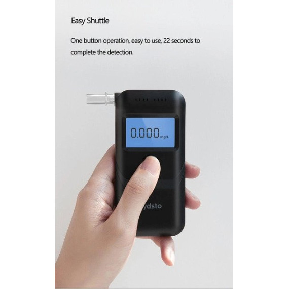 Электронный алкотестер Xiaomi Hydsto T1 Alcohol Tester HD-JJCSY02