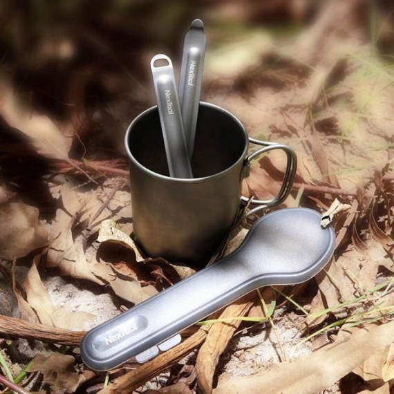 Набор Ложка-Вилка Xiaomi NexTool Outdoor Spoon Fork Grey (3032290)